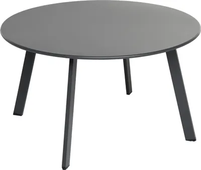 Produktbild von Dehner Kaffeetisch Lian, ca. Ø 70 cm, Höhe ca. 40 cm, Stahl, pulverbeschichtet, grau