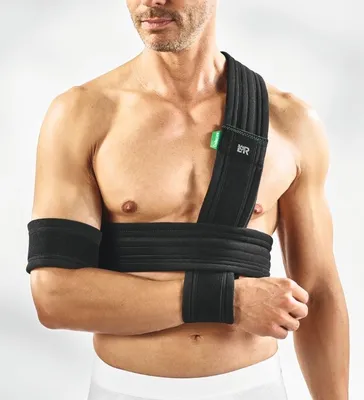 Produktbild von Schultergelenkorthese Cellacare Gilchrist Classic schwarz-grün>>>>Gr. 3