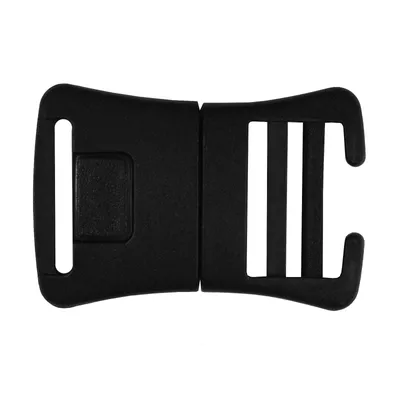 Produktbild von 10 Steckschließen Steckschnallen Gurtverschluss Klickverschluss Form-/Größenwahl Stegbreite, Größe:30 mm | 65 x 44 mm, Farbe:schwarz