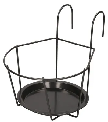 Produktbild von Esschert Design Balkon - Blumentopfhalter - 22 x 27 x 22 cm - rund
