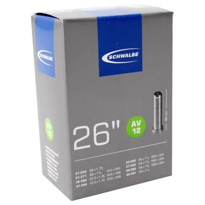 Produktbild von Schwalbe 10423340V, Schrader-Ventil, 26", 44,45 - 44,45 mm, 4 cm, Schwarz, Deutschland