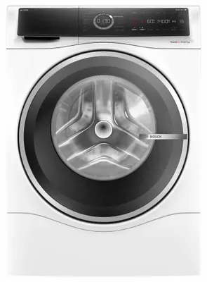 Produktbild von Bosch Serie 8 WNC254A0ES, Frontlader, Freistehend, Weiß, Links, Schwarz, Edelstahl, Berührung