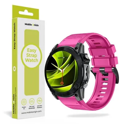 Obrázek produktu pro Mobile Origin MO-ESS-26-PNK, Pásek, Chytré hodinky, Růžová, Garmin, Garmin Fenix 6X - Pro Solar Edition Garmin Fenix 6X - Pro and Sapphire Editions Garmin Fenix 5X..., Silikon