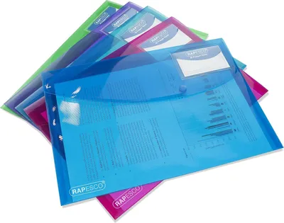 Obrázek produktu pro Pouzdro na dokumenty RAPESCO 700, DIN A4+, PP, různé barvy