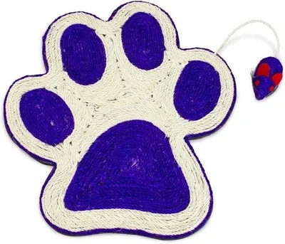 Image de Jouet pour chat en forme de colonne, violet, 40 x 36 cm, jouet