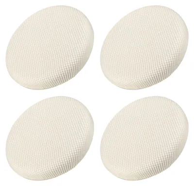 Image de Lot de 4 coussins ronds pour chaises, adaptés aux chaises d'un diamètre de 30 à 35 cm