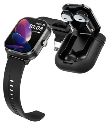 Obrázok produktu pre Inteligentné hodinky – fitness hodinky – 5,1 cm štvorcový TFT displej – volanie cez Bluetooth 5.3 – meranie spánku a krokomer – výdrž batérie 3–7 dní – kompatibilné s iOS/Android – čierne