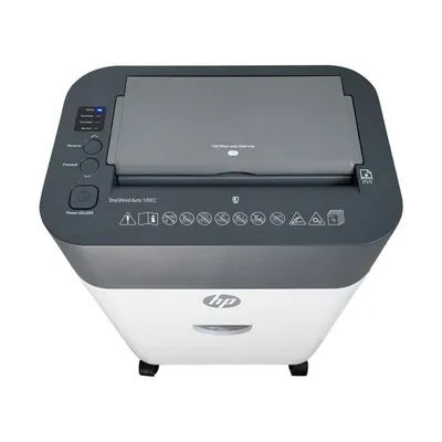 Obrázok produktu pre HP OneShred Auto 100CC, Krížové rezanie, 22 cm, 4.3 x 12 mm, 17 L, 100 listy, 68 dB