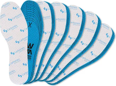 Obrázok produktu pre Vložky do pracovnej obuvi Worker Walker Fresh Carbonex proti poteniu a antibakteriálne - sada 6 párov - na mieru zastrihnuteľné 36/46 EUR