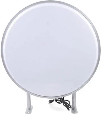 Produktbild von LED Lichtbox rund 60 cm doppelseitig für Ladenwerbung und Displays
