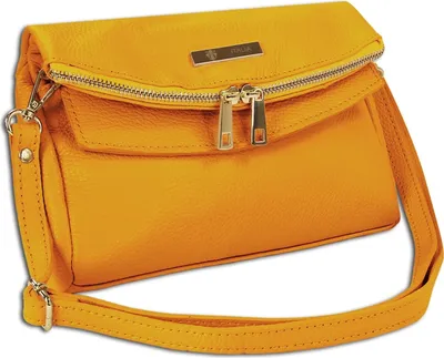 Produktbild von Toscanto Leder Tasche Schultertasche Clutch gelb OTT803SY