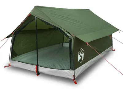 Image de vidaXL Tente de camping 2 personnes vert olive étanche à l'eau