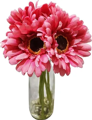 Produktbild von Margeritenstrauß in Vase Kunstblume Flora