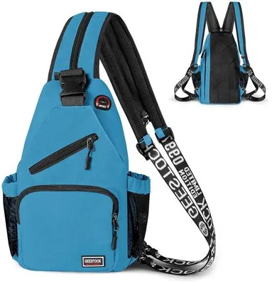 Productafbeelding van Convertible Sling Backpack - 2-in-1 Rugzak en Schoudertas voor Avonturen