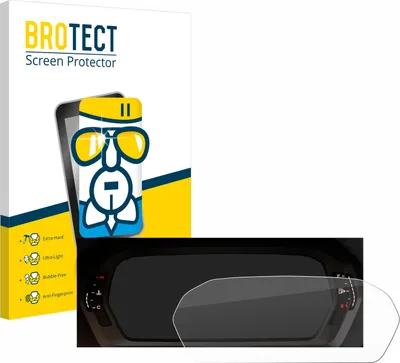 Produktbild von BROTECT Schutzglas für Audi A3 2023 Virtual cockpit Schutzfolie Panzer Folie Glas Display Schutz klar