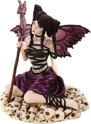 Produktbild von Dark Fairy Darkling by Selina Fenech Figur 15cm Fantasie Fee Skulptur Fairy Elfe