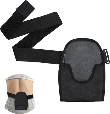 Produktbild von Stoma Gürtel Wasserdicht,Komfortable Stomabeutel Abdeckung mit U-Design und verstellbarem Band Hygienisches Stoma Zubehör für Colostomy Ileostomy & Urostomy Stabiler Stoma Bandage Gürtel