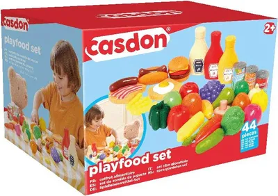 Zdjęcie produktu dla Zabawkowy zestaw do jedzenia Casdon - zabawka edukacyjna do odgrywania ról