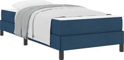 Immagine prodotto di Letto a molle con materasso Blu 90 x 190 cm Tessuto