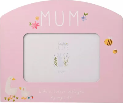Produktbild von Celebrations - "Love Life Mum" Gewölbe Bilderrahmen WD3862 (Einheitsgröße) (Pink)