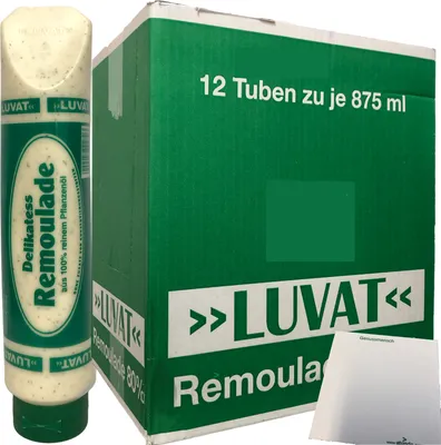 Produktbild von Luvat Delikatess Remoulade 12er Pack (12x875ml Tube) + usy Block