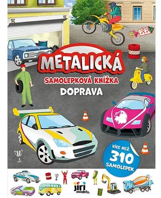 Obrázok produktu pre Metallic sticker book Transport