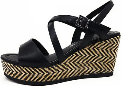 Produktbild von Marco Tozzi Damenschuhe Sandalen Hoch Sandalette Schwarz Freizeit, Schuhgröße:40 EU