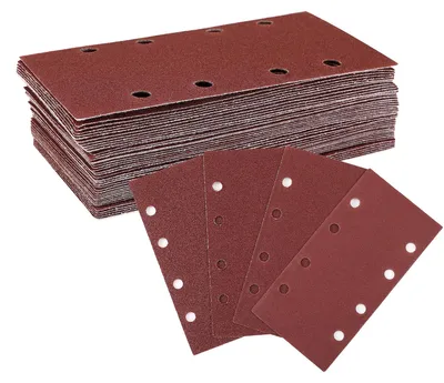 Immagine prodotto di Set di carte abrasive WORKPRO, 100 pezzi, con sistema di fissaggio a velcro, grane 40/60/80/120