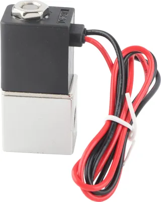 Obrázok produktu pre elektrický elektromagnetický ventil 24 V DC s rýchlou odozvou 2 polohy 2 cesty Vzduch Voda OlejG1/4