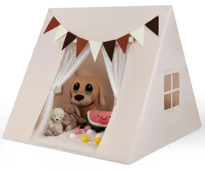Produktbild von Kinderspielzelt mit bequemer Innenauskleidung TP10472BE, 120 x 120 x 105 cm, beige