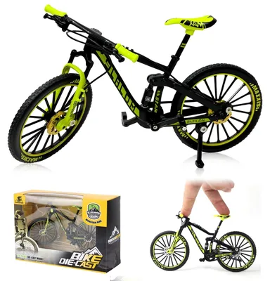 Imagen del producto de Modelo a escala 1:10 de bicicleta BMX, fabricado en aleación