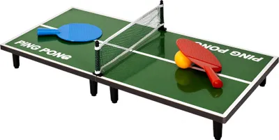 Produktbild von Mini Tischtennisplatte 60x30 cm, mit Ball und Schlägern, steckbar //