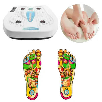 Produktbild von Fußmassagegerät, 9 Massage-Modi, Vibrationsfunktion, Heizfunktion, tragbares Design, batteriebetrieben