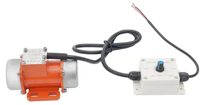Produktbild von Vibrationsmotor - DC 24 V 60 W bürstenlos - Drehzahlregler - IP65 - 9 Stufen - Für Siebmaschine & Lebensmittelmaschinen