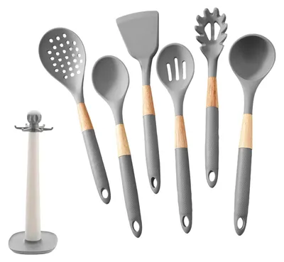Produktbild von 7-teiliges Set aus Silikon-Küchenutensilien