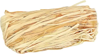 Produktbild von Folia Raffia Naturmaterial unregelmäßiges Band naturfarben 50g