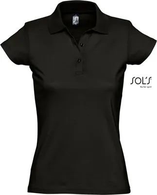 Immagine prodotto di SOLs 11376 | Polo da donna Prescott - Colore: Nero profondo - Taglia: XXL