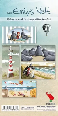 Produktbild von Aus Emilys Welt, Urlaubs- und Feriengrußkarten-Set