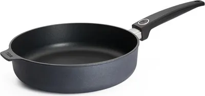 Produktbild von Woll "Diamond Lite" Hochrandpfanne mit festem Stiel, Ø 24 cm, 7 cm hoch, 2,5 L - Induktionsgeeignet
