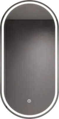 Image de Miroir LED ovale - 50 x 70 cm - Éclairage LED en façade - OVALIA