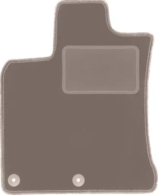 Immagine prodotto di Tappetino conducente in velluto beige compatibile con Nissan Qashqai I J10 (2006-2013, crossover) – con fissaggi – su misura