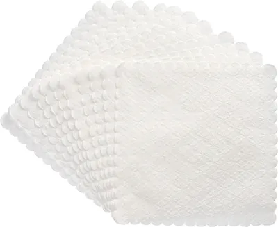 Produktbild von Dessertdeckchen 15 cm x 15 cm weiss