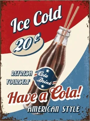 Produktbild von Nostalgic-Art - Magnet 6 x 8 cm - USA - Have a Cola!
