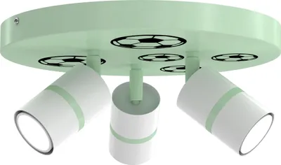 Productafbeelding van Wandlamp, kroonluchter, plafondlamp, voetbal, LED-lamp, jongenslamp, LED