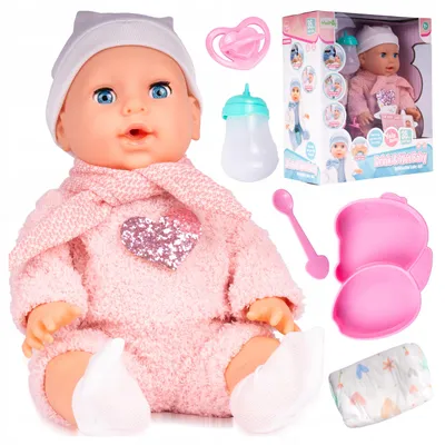Obrázok produktu pre Bábika pre deti, 30 cm, odnímateľné oblečenie, pohyblivé ruky, mačka a príslušenstvo