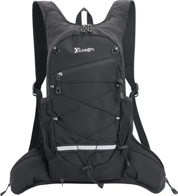 Produktbild von Outdoor-Sportrucksack, Reiserucksack, Fahrradrucksack, Rucksack, geeignet für Outdoor-Camping, Wandern, Reisen, Radfahren usw., Schwarz