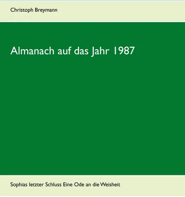 Produktbild von Almanach auf das Jahr 1987