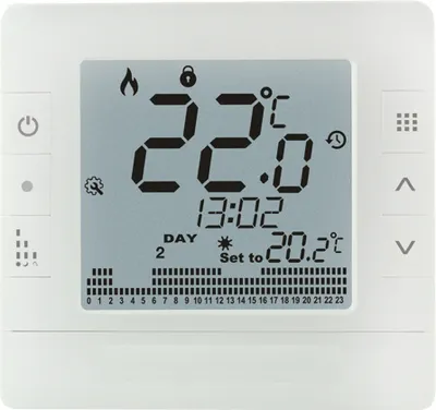 Obrázok produktu pre Izbový termostat EU6060 na vykurovanie a chladenie s týždenným programom