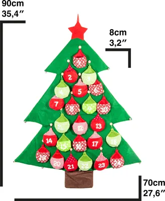 Produktbild von Adventskalender Tannenbaum