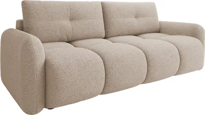 Produktbild von MIRJAN24 Sofa Sandy, Polstersofa mit Schlaffunktion, mit Bettkasten (Farbe: Lambi 06)